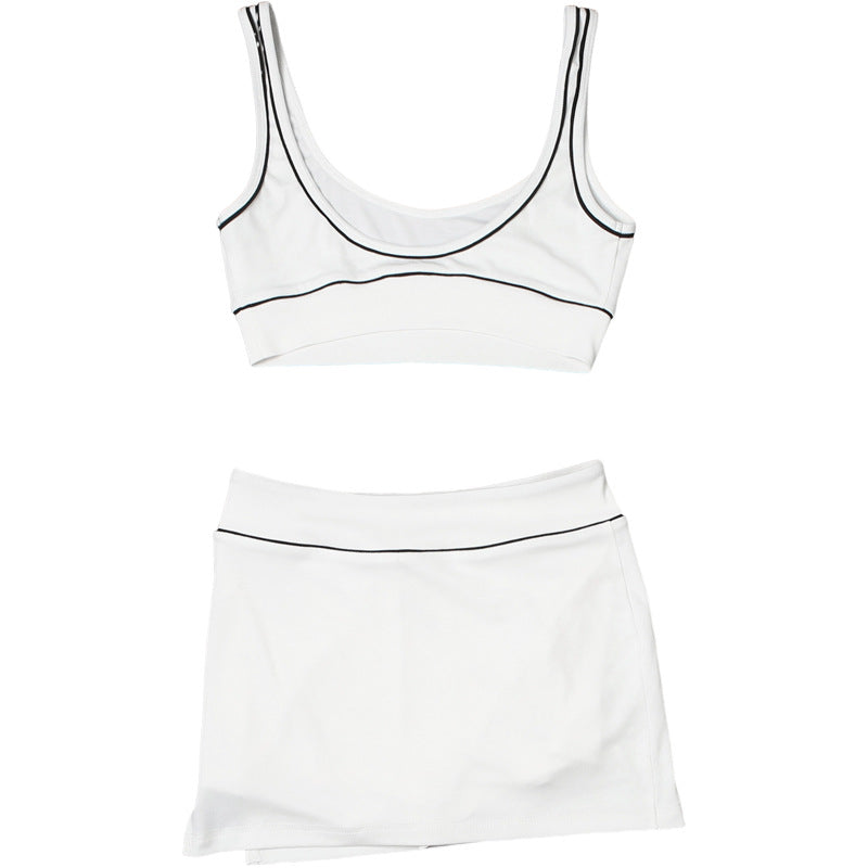 Cropped Tank Top Set