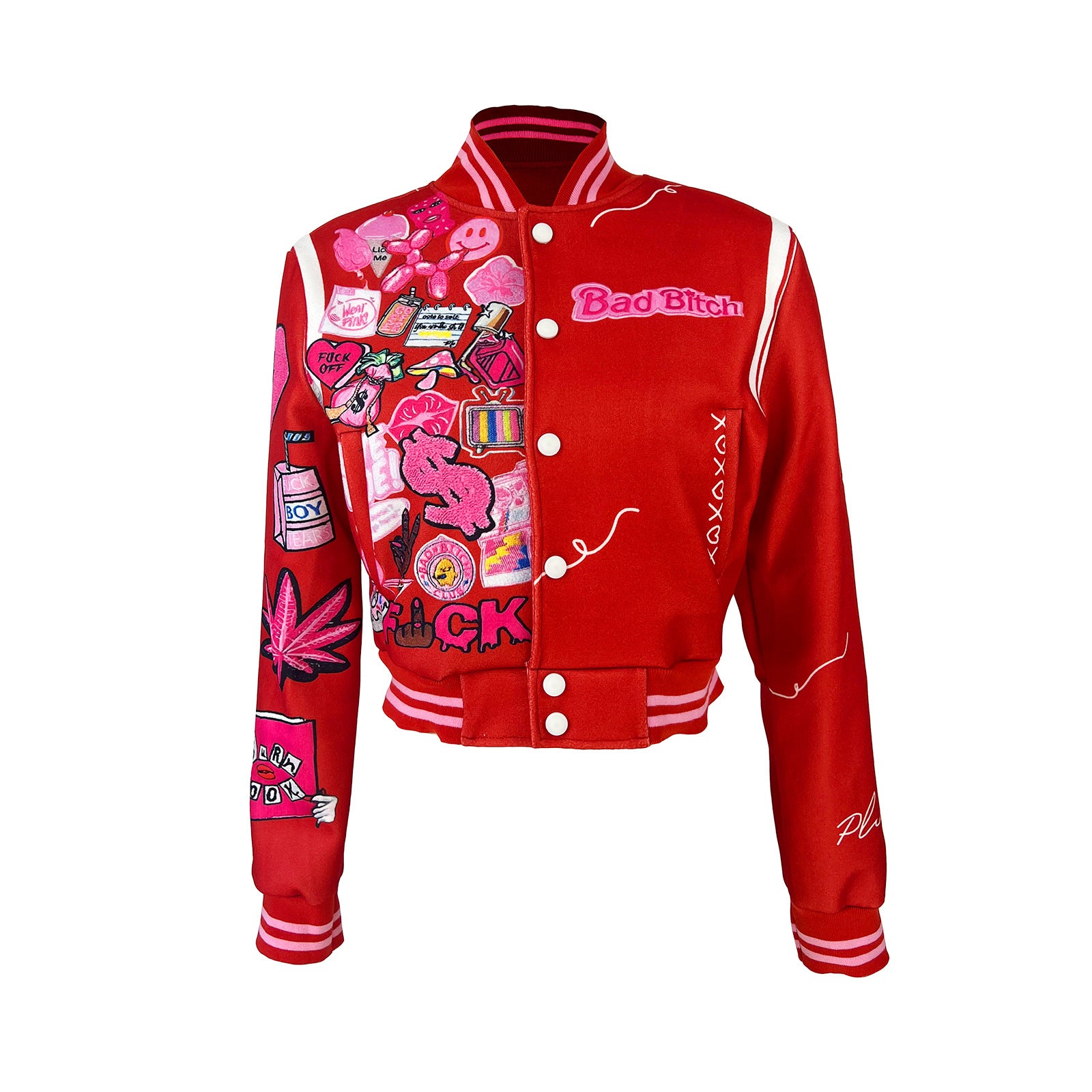 Printed Varsity Jacket