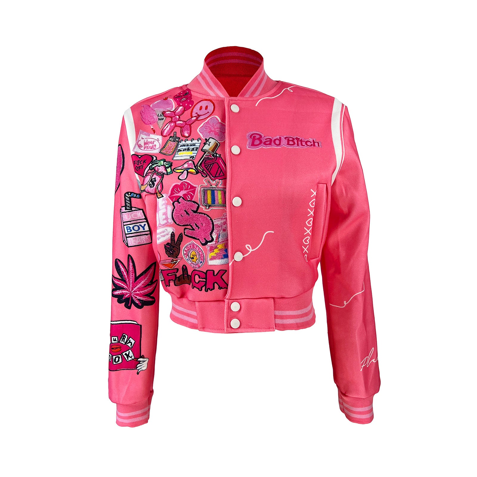 Printed Varsity Jacket