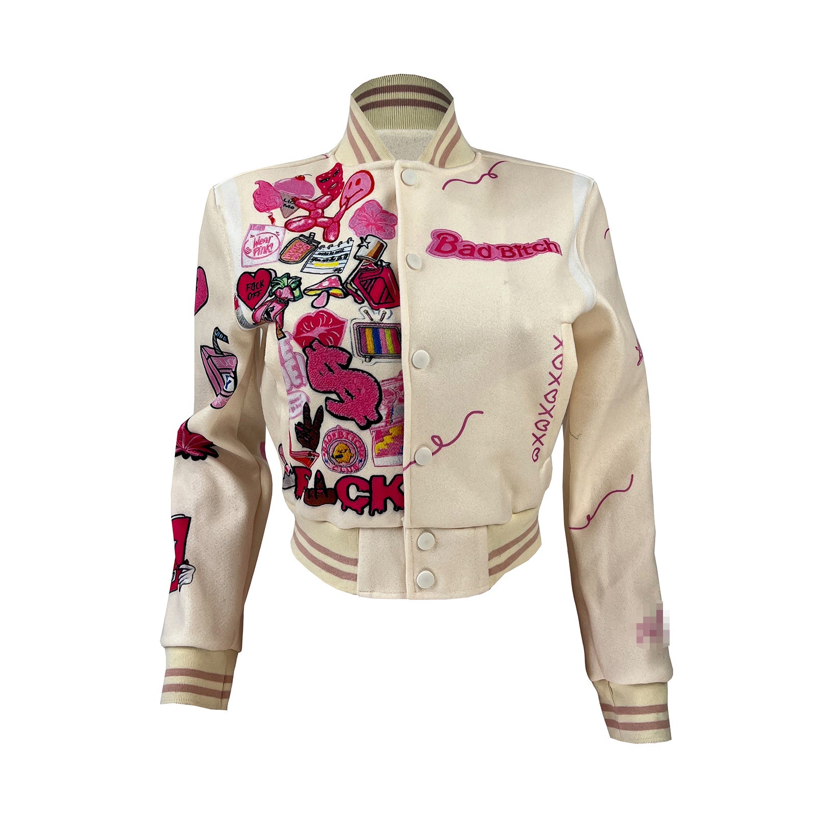 Printed Varsity Jacket