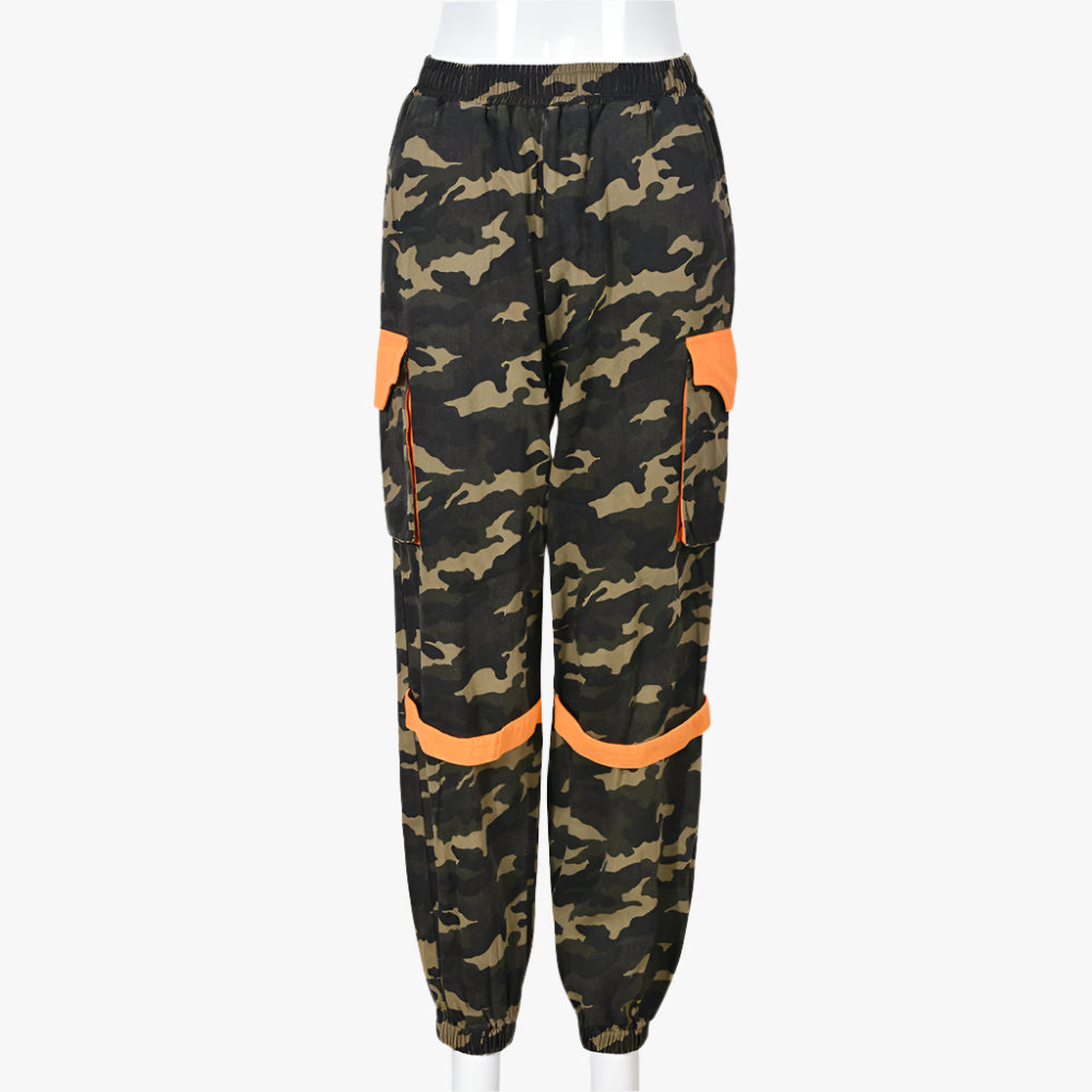 Camouflage Waist Casual Pants