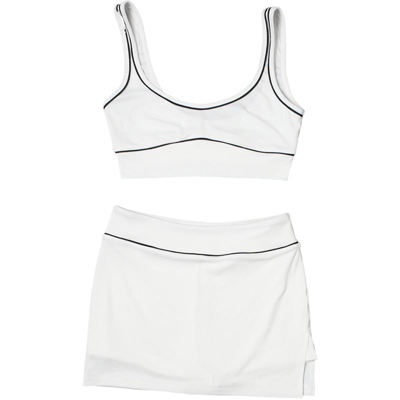 Cropped Tank Top Set