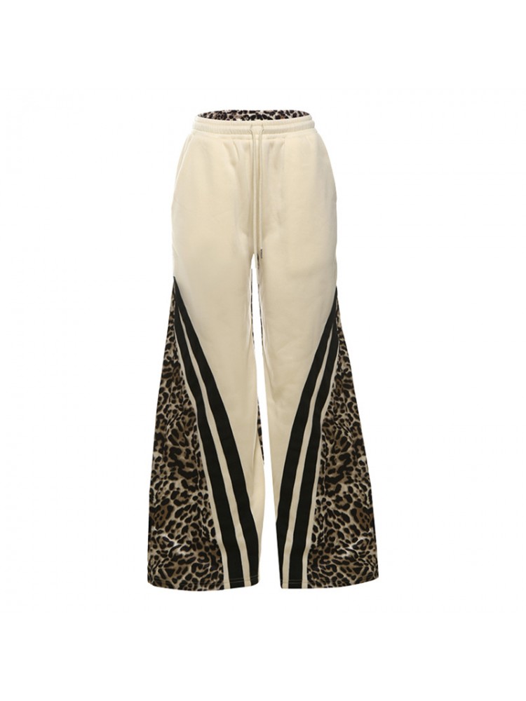 Leopard High Rise Loose Pants