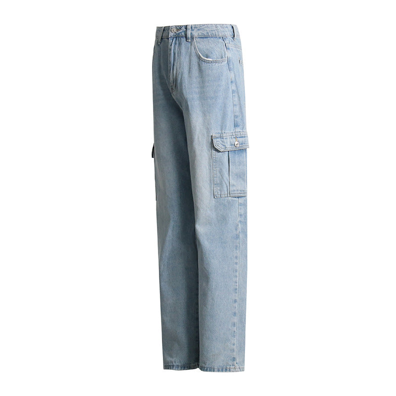 Loose Pocket Jeans