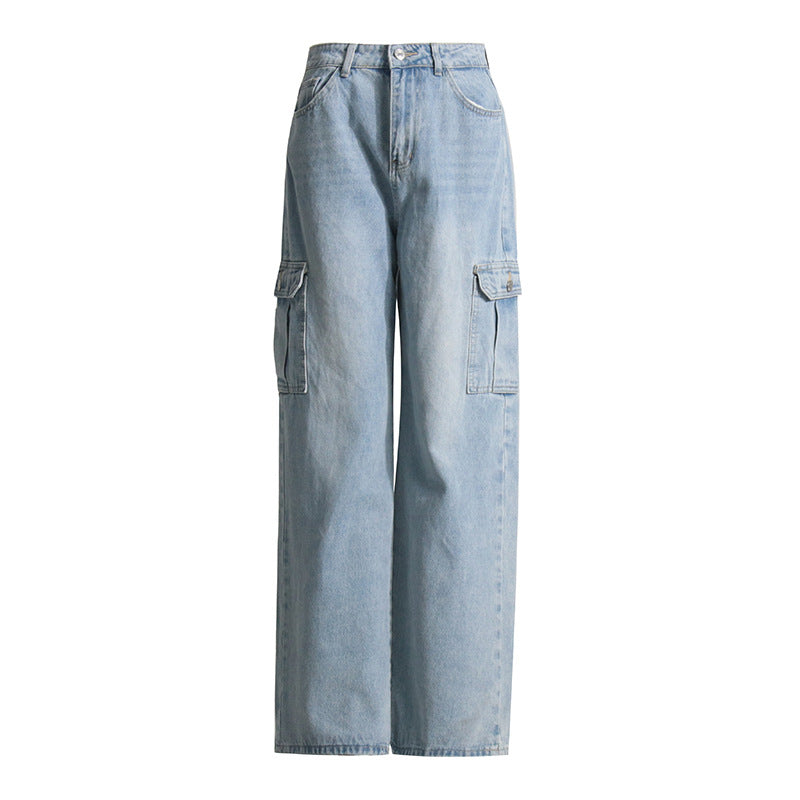 Loose Pocket Jeans